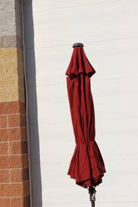 10 Ft Auto Tilt Aluminum Patio Umbrella With Base