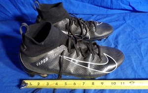 lot 342 image: Nike Vapor Black Cleats ((Appears to be Size 11))