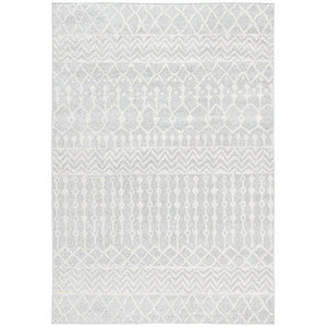 lot 288 image: Looks New  Safavieh Tulum 200 Collection 5 x 8 Area Rug (Light GrayIvory)