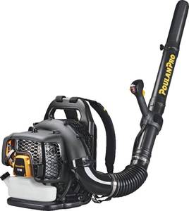 lot 371 image: New  Poulan Pro 48cc 2-Cycle Gas Backpack Leaf Blower