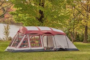 lot 367 image: New  20 x 12 14-Person 2-Room Cabin Dome Tent