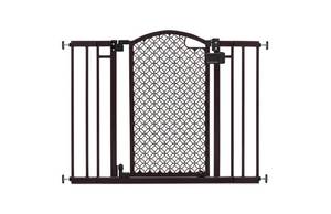 lot 365 image: Looks New  Modern Home Safety Gate (Decorative Walk-thru)