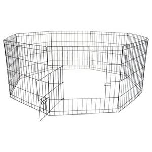 lot 356 image: New  Iconic Pet 8-Panel 24H Foldable Pet Wire Pen