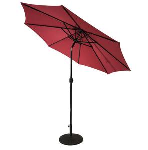 lot 355 image: New  Sun-Ray 9 Solar-Lighted Market Umbrella