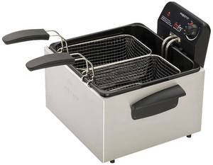 lot 331 image: New  Presto ProFry 12-Cup Dual-Basket Deep Fryer