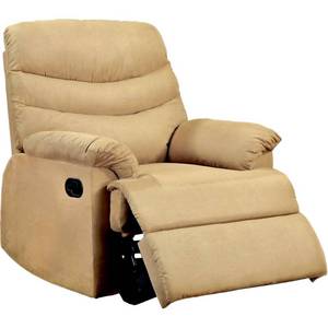 lot 297 image: New The Pleasant Valley Tan Microfiber Recliner
