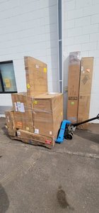 lot 702 image: Pallet of Salvage Furniture, Furniture Parts & Some General Merchandise