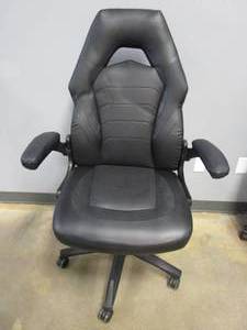 Black Leather Office Chair