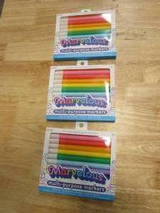 3 Packages of - Marvelous Multi Purpose Paint Markers - Set of 12