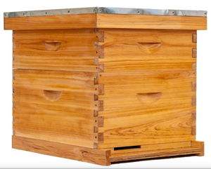Honey Lake 10-Frame Unassembled Beehive - 1 Deep & 1 Super Box (OPEN BOX)