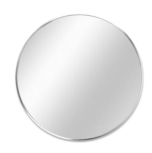 32 in. W x 32 in. H Round Aluminum Framed Wall Mount Modern Decorative Bathroom Vanity Mirror