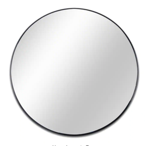 16 in. W x 16 in. H Round Aluminum Framed Wall Mount Modern Decorative Bathroom Vanity Mirror