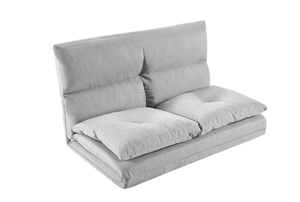 Merax 5-Position Adjustable Floor Sleeper Sofa for Small Space (BOX IS DAMAGED, PRODUCT APPEARS UNAFFECTED)