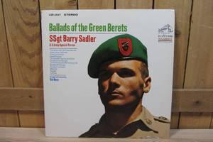 Ballads of the Green Berets - SSgt Barry Sadler - 1966 - Vinyl Record