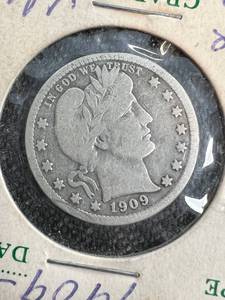 1909-D US BARBER QUARTER
