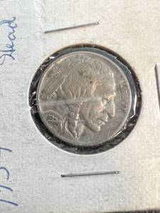 1934 US BUFFALO NICKEL AND 1906 US BARBER DIME