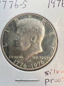 1976-S US SILVER PROOF KENNEDY HALF DOLLAR