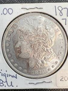 1878 US SILVER MORGAN DOLLAR