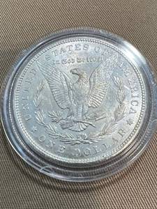 1900 US MORGAN SILVER DOLLAR IN AIRTITE