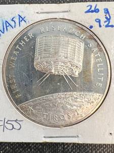 26 GRAMS OF .925 STERLING SILVER NASA