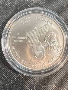 1991 US SILVER DOLLAR KOREAN WAR COMMEM IN AIRTITE