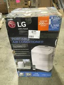 8,000 BTU Portable Air Conditioner Customer Returns See Pictures