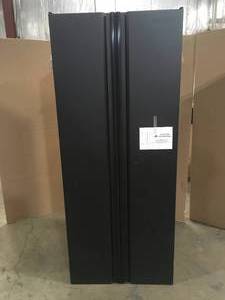 Husky  3-Piece Regular Duty Welded Steel Garage Storage System in Black (54 in. W x 75 in. H x 19 in. D) Customer Returns See Pictures