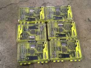Lot of RYOBI  48-Piece Project Set  Customer Returns See Pictures
