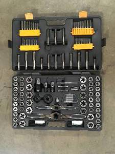 GEARWRENCH  SAEMetric Ratcheting Tap and Die Set (114-Piece)  Customer Returns See Pictures