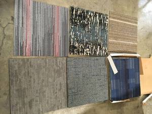 TrafficMaster  Versatile Assorted ResidentialCommercial 24 in. x 24 Peel and Stick Carpet Tile (10 TilesCase) 40 sq. ft. Customer Returns See Pictures