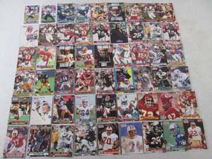 lot 33 image: 54 Assorted Football Cards - See Al...