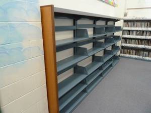 lot 19 image: Library Book Shelf 12 Wall Shelf