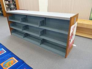 lot 21 image: Library Book Shelf 10 Double Sided