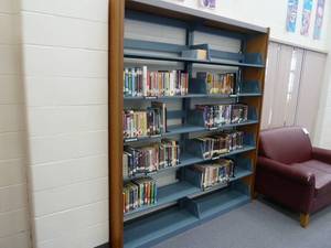 lot 24 image: Library Book Shelf Wall Unit