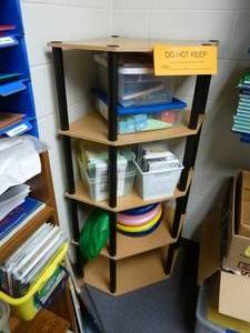 lot 70 image: Room 163 Corner Shelf unit