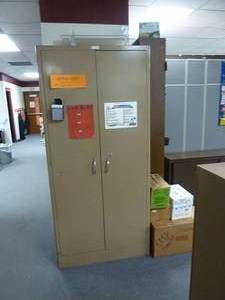 lot 102 image: Room 147 Steel Storage Cabinet
