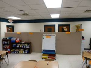lot 122 image: Room 176 Wall Divider Panels x 4