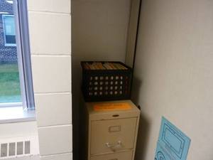 lot 137 image: Room 174 Tan File Cabinet 4 Drawer