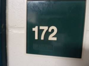 lot 148 image: Room 172 Trapezoid Tables x 2 & Chairs