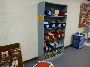 lot 158 image: Room 170 Blue Book Shelf Wood