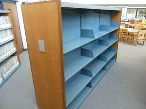 lot 15 image: Library Book Shelf 9 Double Sided