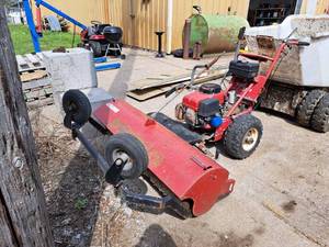 lot 11 image: Turf Teq Super Pivot 52 Four-Stroke Gas Walk-Behind Sweeper 1505