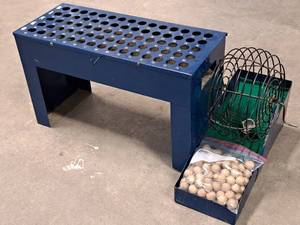 Bingo Machine with Bingo Balls
