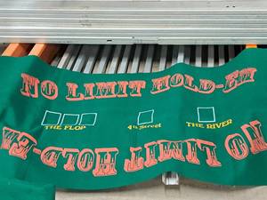 Texas Hold em Felt Game Board