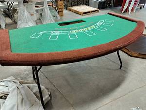 Black Jack Table with Legs