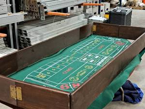 Craps Table Sides and Felt Game Board