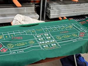 Craps Felt Game Board