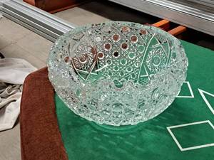 13 Glass Punch Bowl