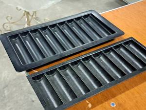 Lot of (2) Plastic Poker Chip Holders