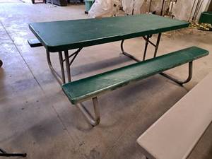 Lifetime Plastic TopMetal Frame Picnic Table
